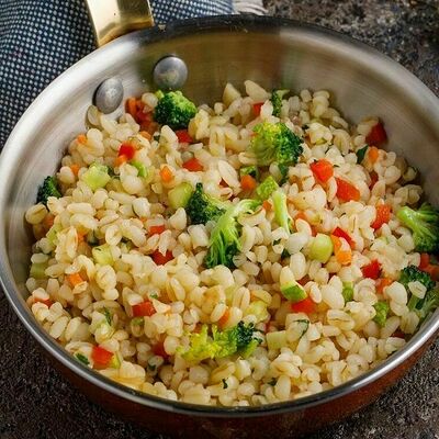 Булгур с овощами в Баклажан в ТЦ 