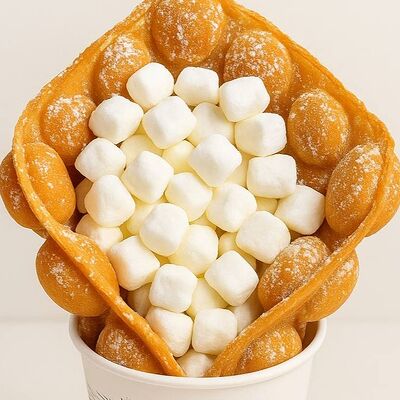 Вафля со сгущенкой и маршмеллоу в ДаблБабл по цене 275 ₽