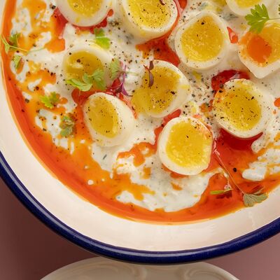 Перепелиные яйца по-турецки в Pioner по цене 620 ₽