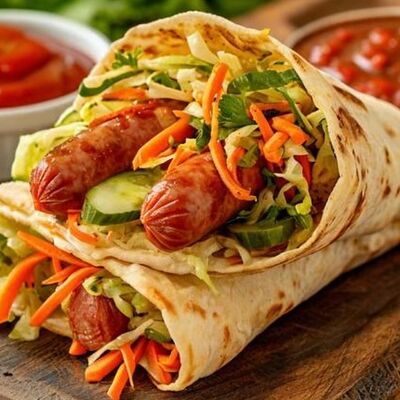 Хот-дог в лаваше в Шаурма 24 по цене 290 ₽