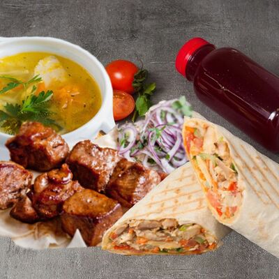 Ассорти лайт на углях в Суши пицца бургер по цене 1042 ₽