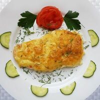 Рыба, запеченная с луком и сыром в ЭкоПауза