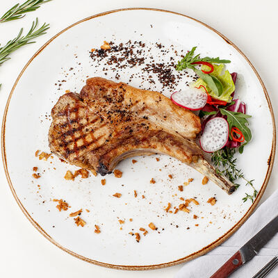 Стейк Томагавк из свинины в Crazy Hunter по цене 850 ₽