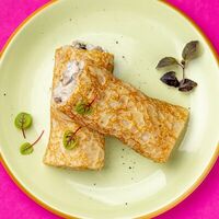 Блинчик с нежной курицей и грибами в Chudo