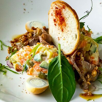 Оливье с ростбифом в Чо? Капчо! по цене 395