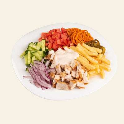 Шаверма на тарелке Классическая в Томята Тосуши по цене 588 ₽