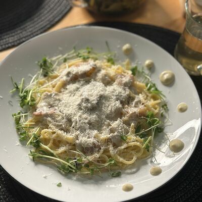 Карбонара в Зверски Вкусно Premium по цене 550 ₽