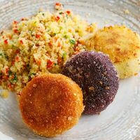 Овощные котлеты с кускусом в ЛарисуВаннуХочу
