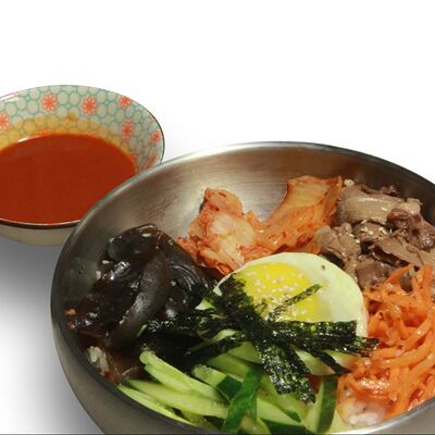 Пибимпаб с говядинойв Цзао Ван по цене 565 ₽