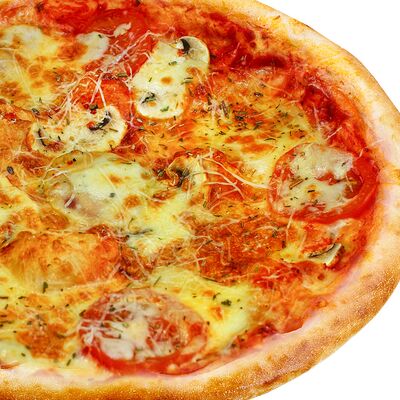 Пицца Ветчина-грибы на томатной основе в Scandy park по цене 650 ₽