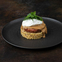 Сочная котлета из индейки с булгуром и грибами в Город детей