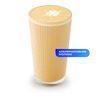 Флэт Уайт на альтернативном молоке (std) в DoBro Coffee по цене 365