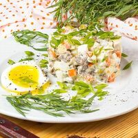 Салат Оливьедзе в Мушмула