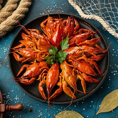 Донские раки с чесноком и укропом M в Моя Раковарня по цене 3660 ₽