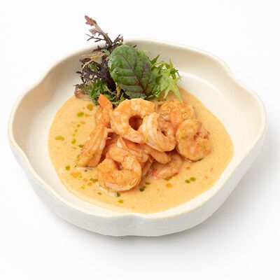 Тигровые креветки в соусе манго в Неспешник по цене 1200 ₽