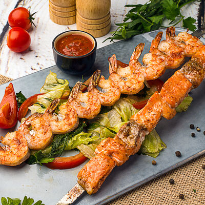 Шашлык из креветок в Курагадиван по цене 515