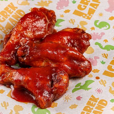 Крылья Барбекю в Семейный ресторан Mr Grek по цене 670 ₽