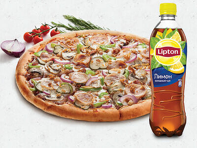 С Липтон Вкуснее в Pizza HeartPizza Hut по цене 629