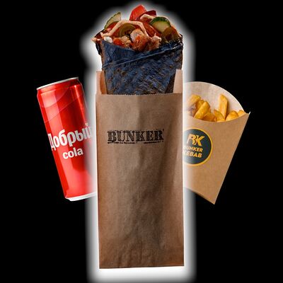 Стандартное острое комбо в Bunkerkebab по цене 420 ₽