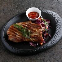 Свиная корейка гриль с домашней аджикой в Puberty