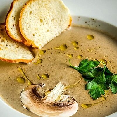 Крем-суп из шампиньонов в Чо? Капчо! по цене 490