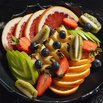 Фруктовая тарелка в Look lounge по цене 650 ₽