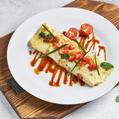 Омлет с ветчиной и сыром в Kekou Вкусная еда по цене 390 ₽