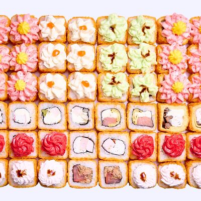 Жареный сет Инсайд в Сушисто по цене 2060 ₽