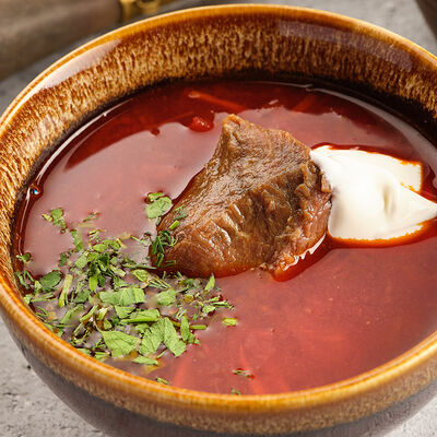 Борщ в Грузина Мама по цене 430 ₽