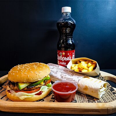 Комбо №2 в Шницель по цене 1100 ₽