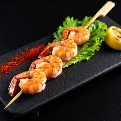 Шашлычок с креветками в Rollstreet по цене 399 ₽