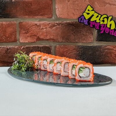 Калифорния с Креветкой в Суши на районе по цене 680 ₽