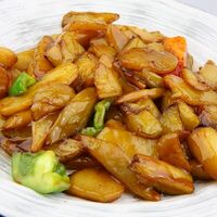 Жареные баклажаны с мясом в соевом соусе в Panda Express