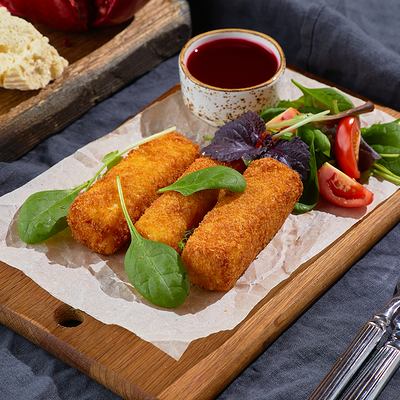 Сулугуни жареный в сухарях в Тбилисити по цене 590 ₽