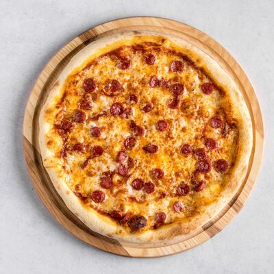 Пицца с охотничьими колбасками в Pizza Solo по цене 1999 ₸