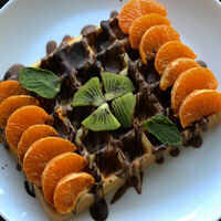 Вафли с фруктами в Джон Вкусный