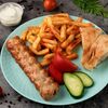 Порция с люля курицы в ЖАРИМ-ЖАРИМ по цене 560