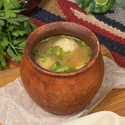 Суп куриный с фрикадельками в Мушмула по цене 99