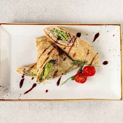 Блины с мраморной говядинойв География по цене 775 ₽