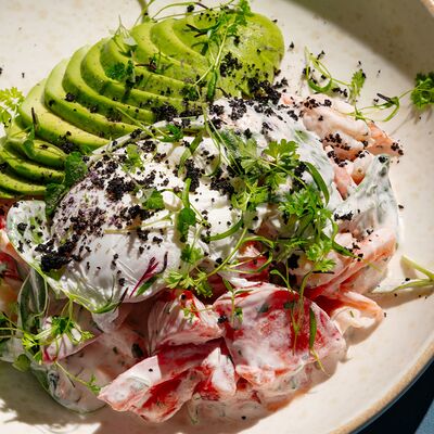 Томаты с креветками и авокадов Rose Mary по цене 950 ₽