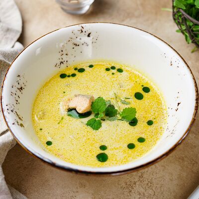 Сливочная уха в Nonna bonna по цене 550 ₽