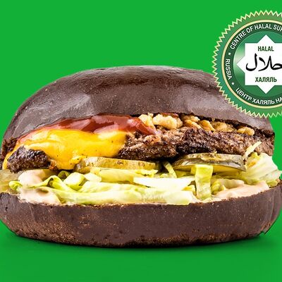 Бургер BBQ в Black Star Burger по цене 645 ₽