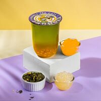 Бабл ти Киви-апельсин в Тапиока bubble tea cafe