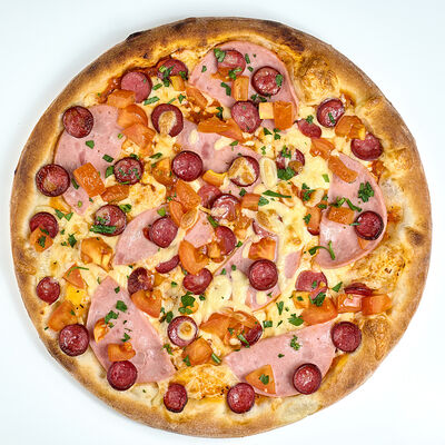 Пицца Мясной диалог в Кафе Наше Место по цене 1090 ₽