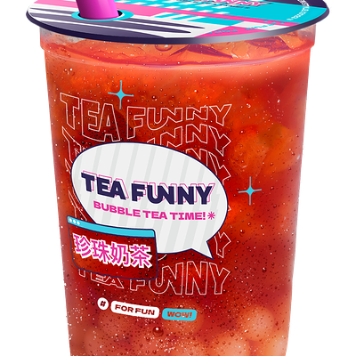 S Вишня-Мед черный S в Tea funny Bubble tea по цене 350 ₽