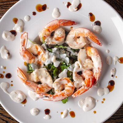 Креветки в сливочно-чесночном соусе в HEDONIST по цене 31 р.