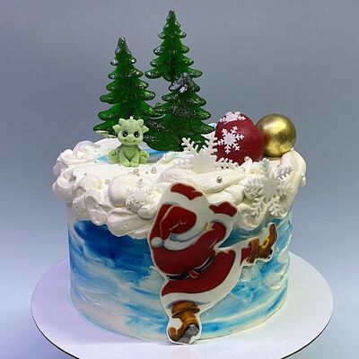 Торт на Новый Год 2 в Шашлык & Пицца по цене 3400
