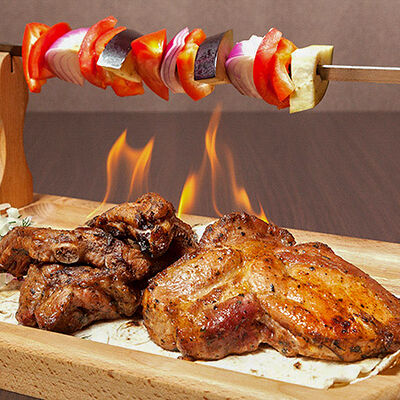 Шашлык Ассорти из свинины в Гриль Мания по цене 925 ₽