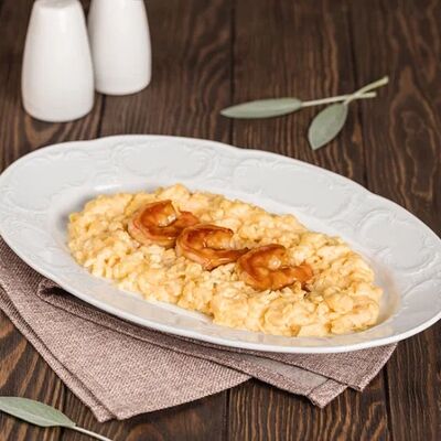 Скрембл с креветками в соусе унаги в JOY FOOD & WINE по цене 640 ₽