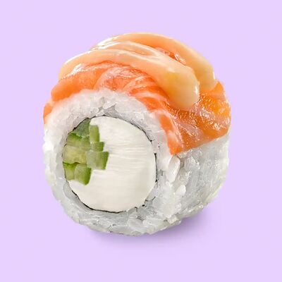 Филадельфия с медово-цитрусовым соусом в Up Sushi по цене 598 ₽